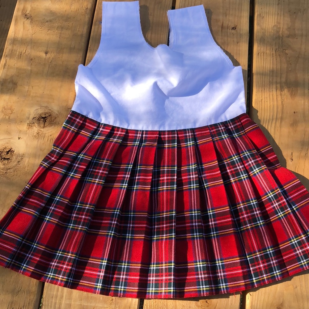 Glen apin of Scotland tartan plaid skirt 3T